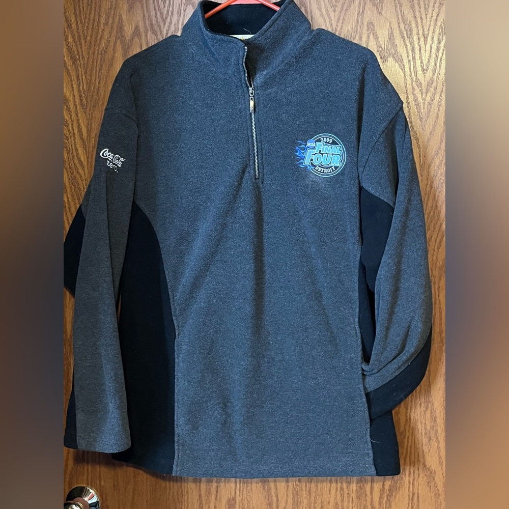 Men's Gray Zip-Up Sweater